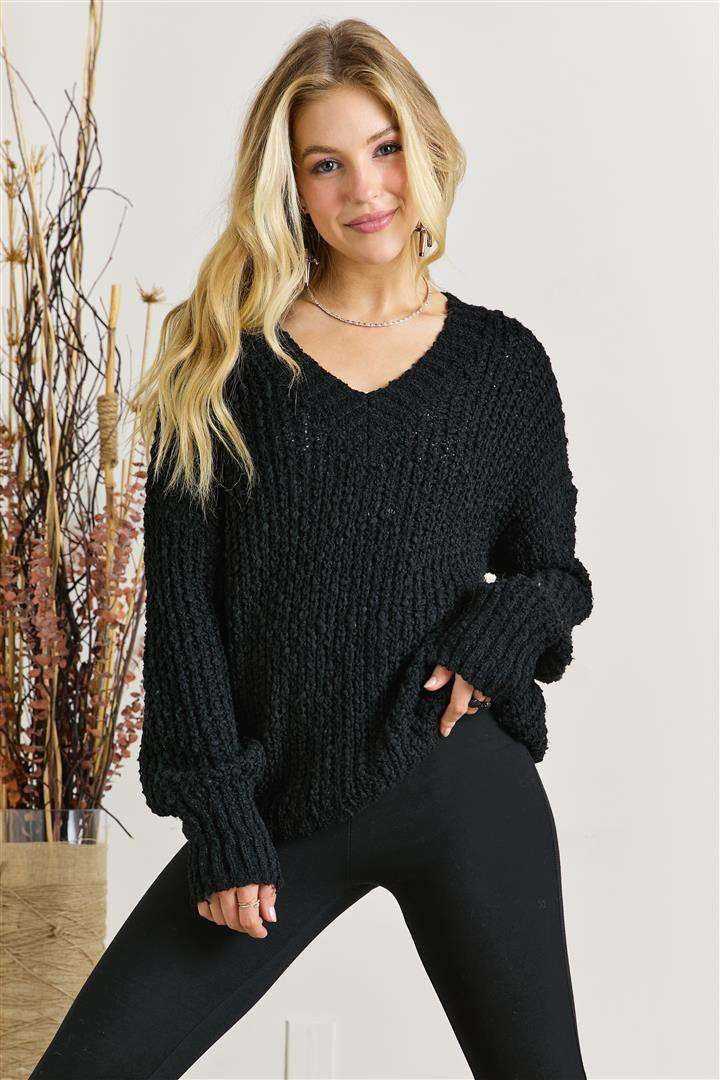 ADORA Ruffle Detail Adorable Sweater main image 0