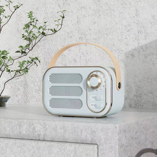 Tech Trendz - Vintage Bluetooth Speaker: Black