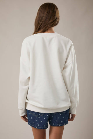 Coastal Surfboard Graphic Sweatshirt