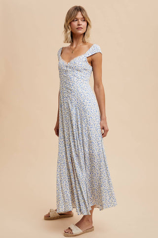 In Loom Button Down Floral Dress