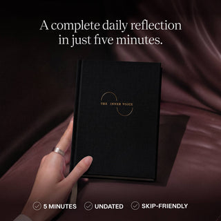 THE INNER VOICE - Guided Gratitude Journal, 365 Prompts, Undated, Gift Package
