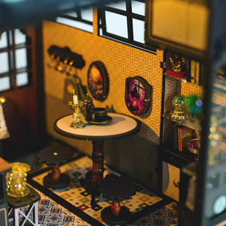 Hands Craft - DIY Miniature House Kit: Magic Café