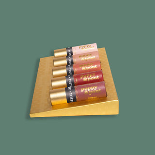 Poppy & Pout - Product Display, Fits 20-Tube Tray, Tester Display, Gold