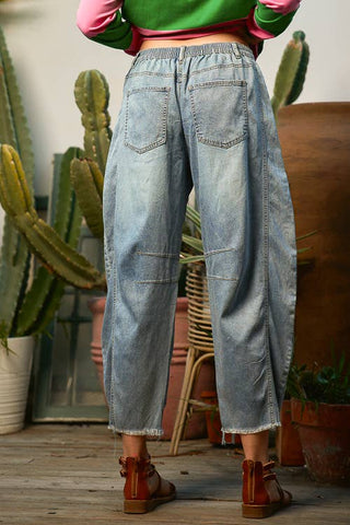 Desert Drift Barrel Leg Jeans
