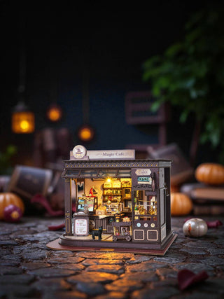 Hands Craft - DIY Miniature House Kit: Magic Café