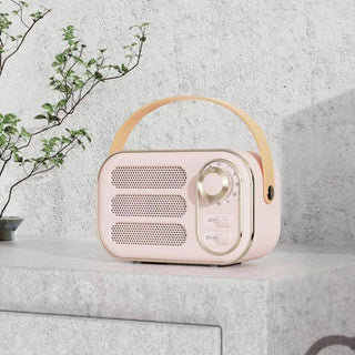 Tech Trendz - Vintage Bluetooth Speaker: Pink