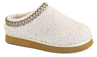 Corkys Ivory Shearling Sleepyhead Shoes