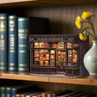 Hands Craft - DIY Book Nook Kit: Corner Coffee Shop