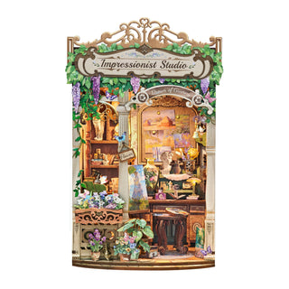 Hands Craft - DIY Book Nook Kit: Impressionist Studio