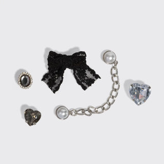 KitschPop™ Charms 6pc Set – Vintage Black