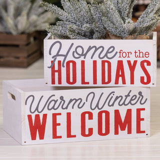Warm Winter Welcome Holiday Crate Set