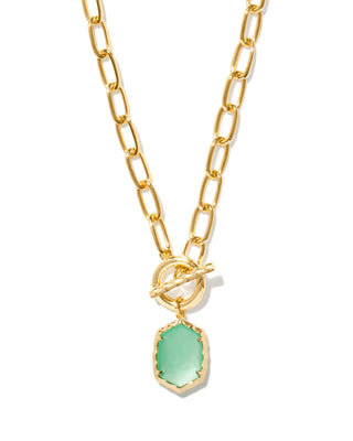 Gold Link and Chain Necklace
