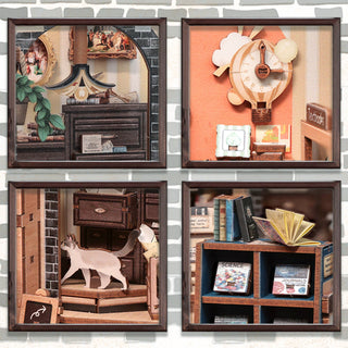 Hands Craft - DIY Book Nook Kit: The Scholar's Bookstore