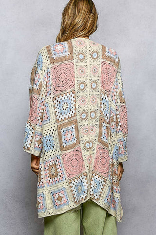 Vintage Bloom Patchwork Cardigan