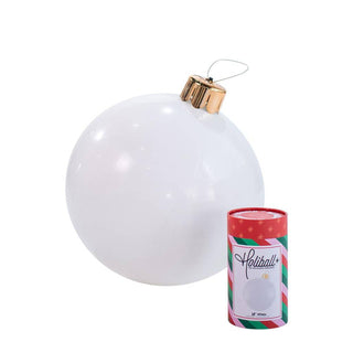 Holiball® 18” Inflatable Ornament – White