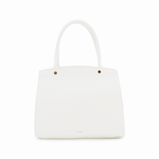 Like Dreams Grace Bowtie Top Handle White Satchel Bag