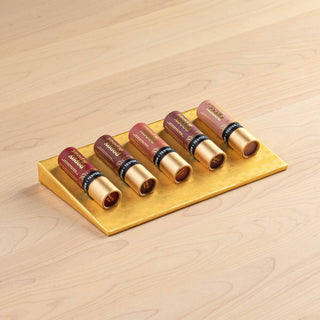 Poppy & Pout - Product Display, Fits 20-Tube Tray, Tester Display, Gold