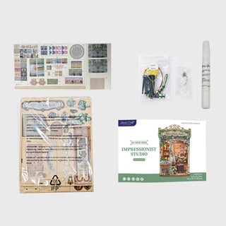 Hands Craft - DIY Book Nook Kit: Impressionist Studio