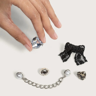 KitschPop™ Charms 6pc Set – Vintage Black