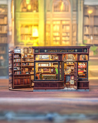Hands Craft - DIY Book Nook Kit: Corner Coffee Shop