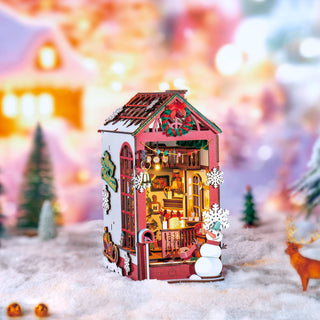 Hands Craft - DIY Book Nook Kit: Christmas Indoor Scene