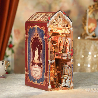 Hands Craft - DIY Book Nook Kit: Enchanted Rose w/ Dust Cover