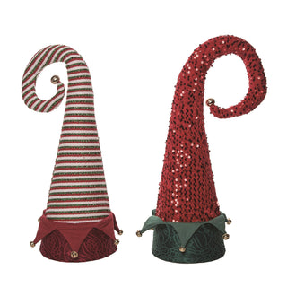 Sequin Elf Hat Décor Set