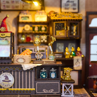Hands Craft - DIY Miniature House Kit: Magic Café