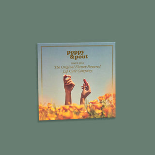 Poppy & Pout - Magnetic Sign, Hands, Fits 12-Tube Display