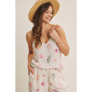 Seashell V-Neck Cami Top