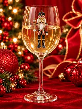 The Queens' Jewels® - Nutcracker Jeweled Stemmed Wine Glass