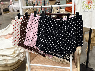 Polka Dot Lounge Shorts