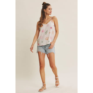 Seashell V-Neck Cami Top