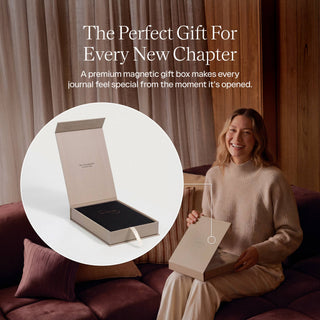 THE INNER VOICE - Guided Gratitude Journal, 365 Prompts, Undated, Gift Package