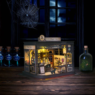 Hands Craft - DIY Miniature House Kit: Magic Café