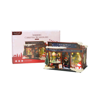 Hands Craft - DIY Miniature House Kit: Christmas Wonderland