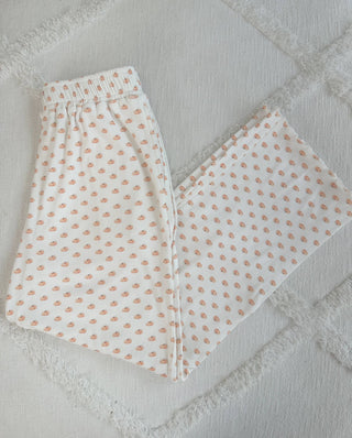 Mini Pumpkin Ribbed Pajama Pants – Sunkissed Coconut