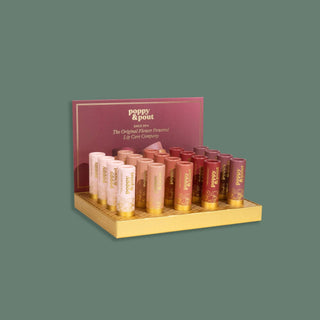 Poppy & Pout - Magnetic Sign, Lip Tint 1, Fits 20-Tube Display