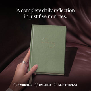 THE INNER VOICE - Guided Gratitude Journal, 365 Prompts, Undated, Gift Package