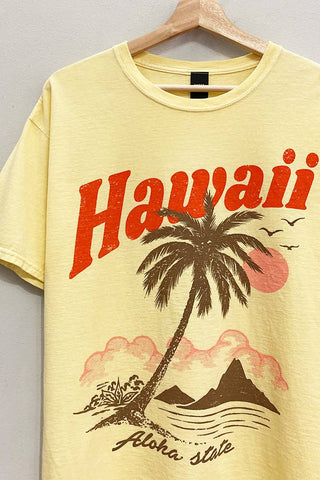 Hawaii Sunset Oversized T-Shirt