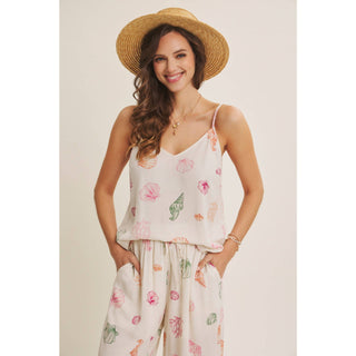 Seashell V-Neck Cami Top
