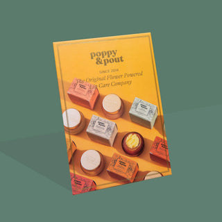 Poppy & Pout - Retailer Sign, Easel, Lip Scrub