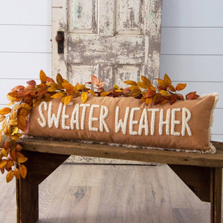 Audrey's Home & Gift - Stonewashed Sweater Weather Pillow (PC) | Fall Decor