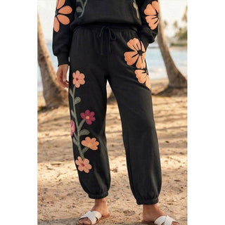 IVE - Artisan Bloom Washed Patchwork Oversized Pants: IVORY / S-M-L-XL(2-2-2-1)