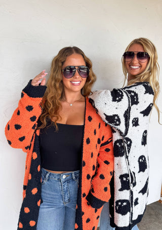 Blakeley Cozy Polka Dot Cardigan