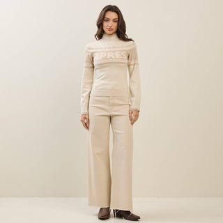 ABLE “Après” Mock Neck Sweater – Oatmeal