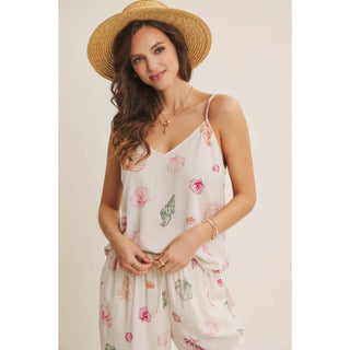 Seashell V-Neck Cami Top