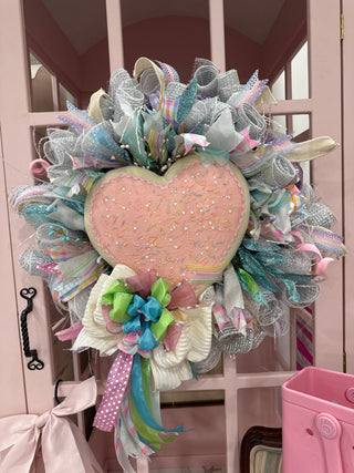 Heart Sugar Cookie Door Wreath