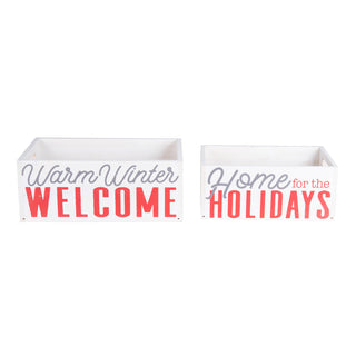 Warm Winter Welcome Holiday Crate Set