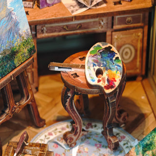 Hands Craft - DIY Book Nook Kit: Impressionist Studio